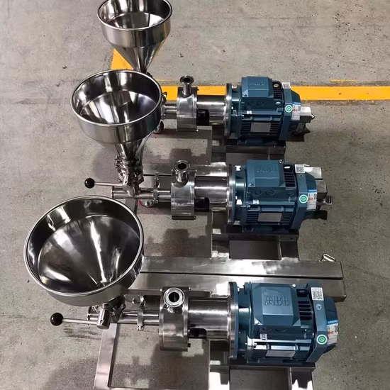 Stainless Steel Sanitary Inline Rotary Rotor Lobe/Gear/CIP Self Priming/Liquid-Ring/Screw//Emulsion/Emulsifier/High Shear Homogenizer/Diaphragm/Centrifugal Pump