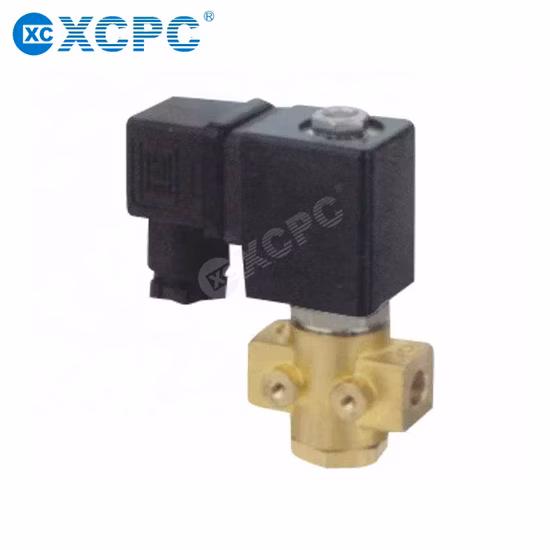 Válvula Solenoide de agua y aire de acero inoxidable, tipo abierto Normal, bidireccional, dos posiciones, serie Slp